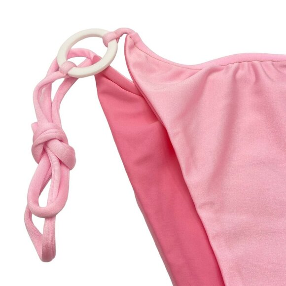 VDM‎ The Label Revolve Pink Swimwear Adjustable String Bikini Bottoms Small - Picture 13 of 13